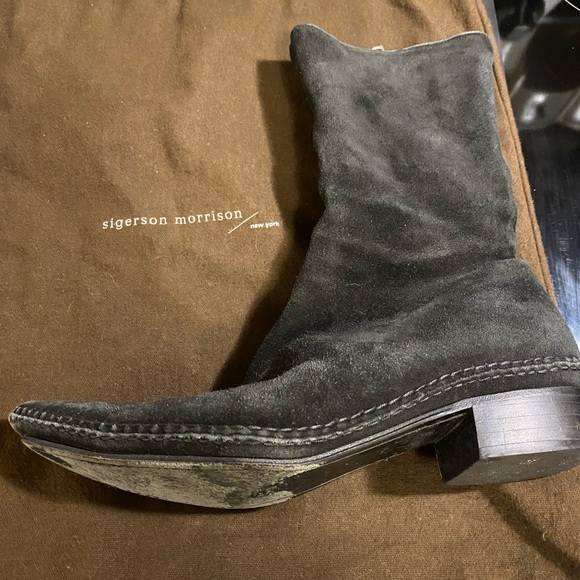 Sigerson Morrison New York blank suade leather boots - Picture 2 of 4